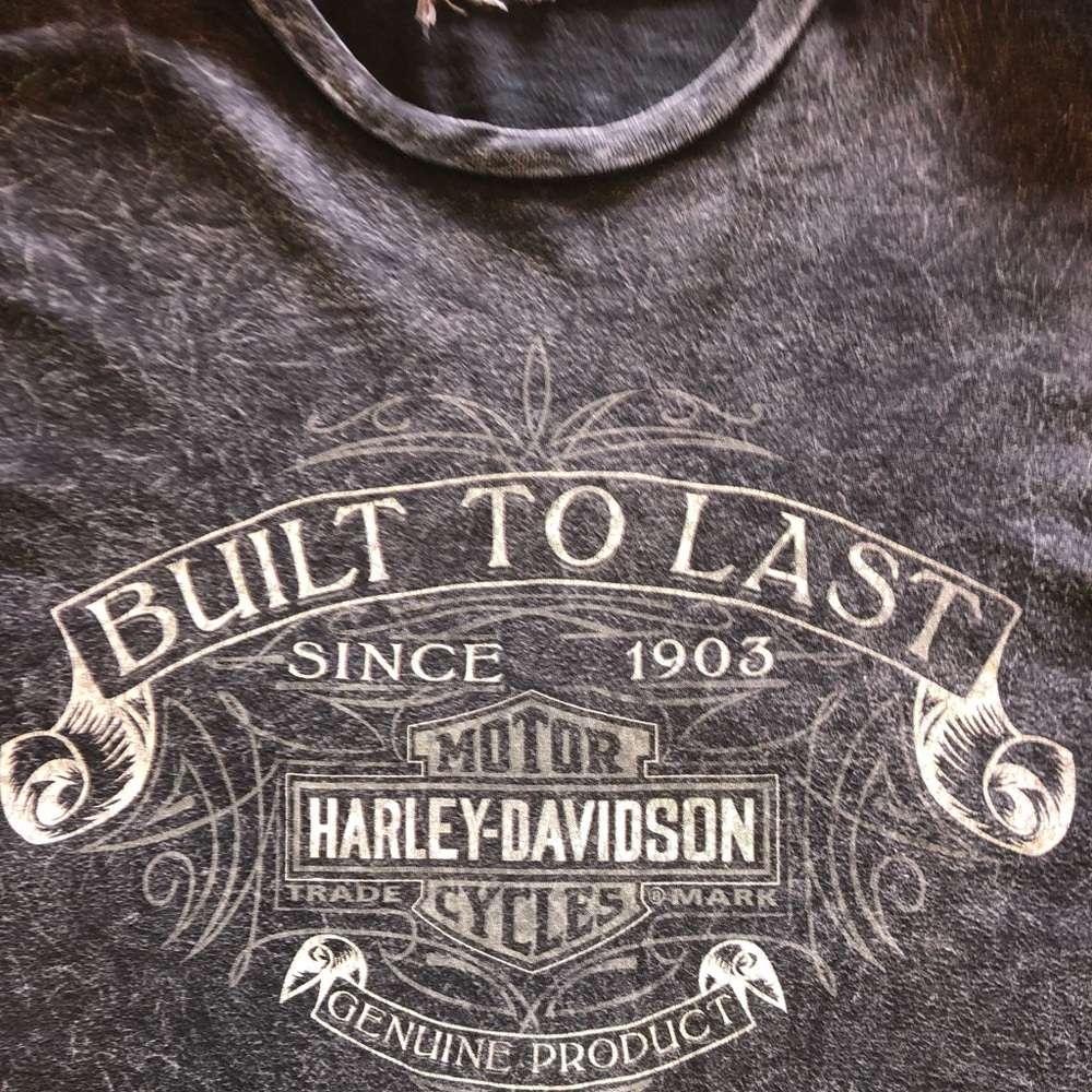 Men's short-sleeve Harley-Davidson tee, size Large